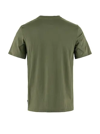 FJÄLLRÄVEN | Camiseta funcional para hombre Lush Logo | olive